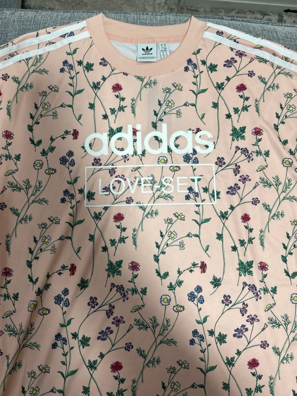 adidas Pink Floral Dress
